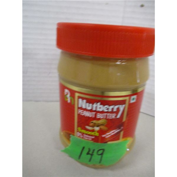 FREIGHT DAMAGE (AS IS):  NUTBERRY SMOOTH PEANUT BUTTER (454G) - JAR