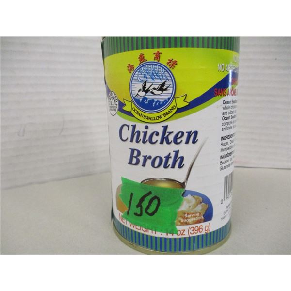 FREIGHT DAMAGE (AS IS):  CHICKEN BROTH (396 ML) - CAN