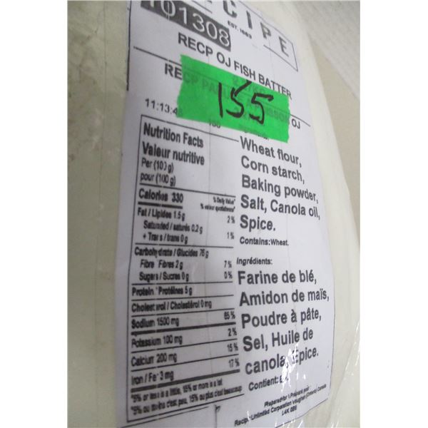 FREIGHT DAMAGE (AS IS):  FISH BATTER (2.27G) - BAG