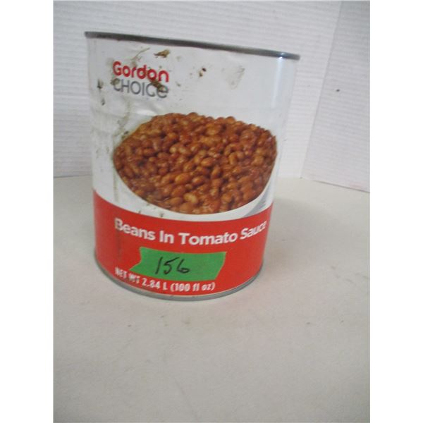 FREIGHT DAMAGE (AS IS):  BEANS IN TOMATO SAUCE (2.84L) - CAN