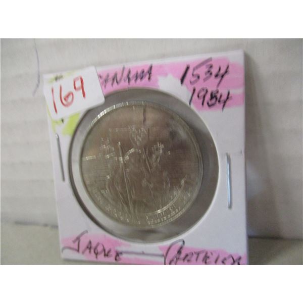 1534 - 1984 JAQUES CARTIER LEGAL TENDER CANADA DOLLAR