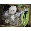 Image 1 : BOX C/W ASSORTED GLASSWARE