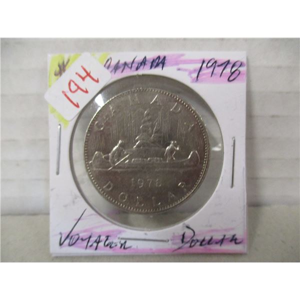1978 AU CANADA VOYAGER DOLLAR