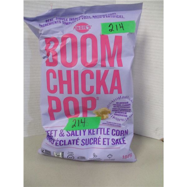 FREIGHT DAMAGE (AS IS):  BOOM CHICKA POP SWEET & SALTY KETTLE CORN (198G) - BAG