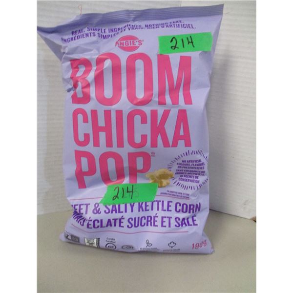 FREIGHT DAMAGE (AS IS):  BOOM CHICKA POP SWEET & SALTY KETTLE CORN (198G) - BAG