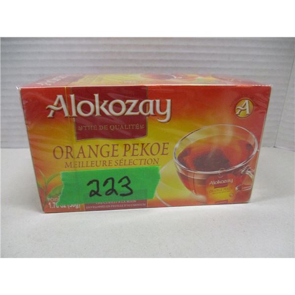 FREIGHT DAMAGE (AS IS):  ORANGE PEKOE TEA (25 TEA BAGS) - BOX