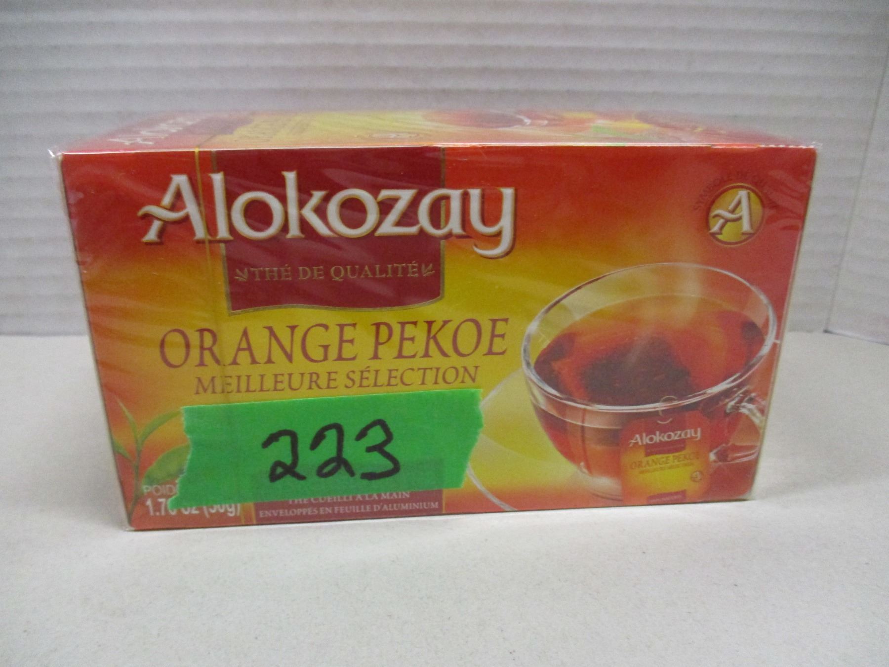 FREIGHT DAMAGE (AS IS): ORANGE PEKOE TEA (25 TEA BAGS) - BOX