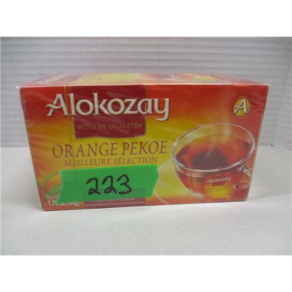 FREIGHT DAMAGE (AS IS):  ORANGE PEKOE TEA (25 TEA BAGS) - BOX