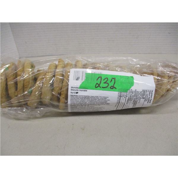 FREIGHT DAMAGE (AS IS):  MONSTER CANDY COOKIES (18) - BAG
