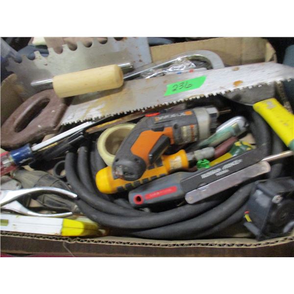 FLAT C/W ASSORTED TOOLS