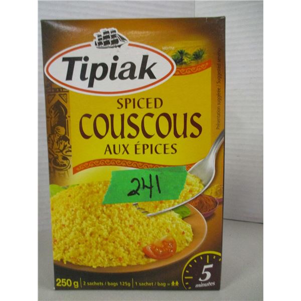 FREIGHT DAMAGE (AS IS):  SPICED COUSCOUS (250G) - BOX