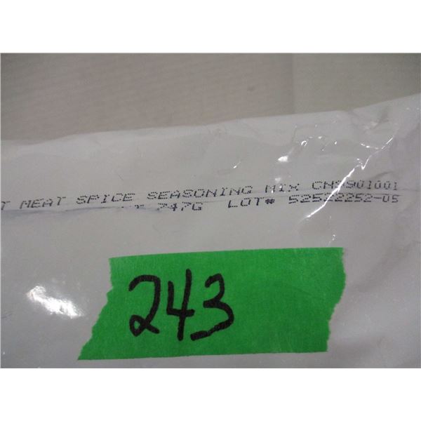 FREIGHT DAMAGE (AS IS):  MEAT SPICE SEASONING