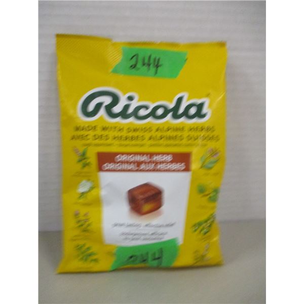 FREIGHT DAMAGE (AS IS):  RICOLA ORIGINAL HERB LOZENGES (17) - BAG