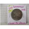 Image 1 : 1918 VF NEWFOUNDLAND SILVER HALF DOLLAR