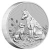 Image 3 : 2022 2oz Australian Piedfort Dingo Silver Coin