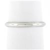 Classic 14k White Gold 2.2mm Domed Polished w/ Milgrain Stack Wedding Band Ring