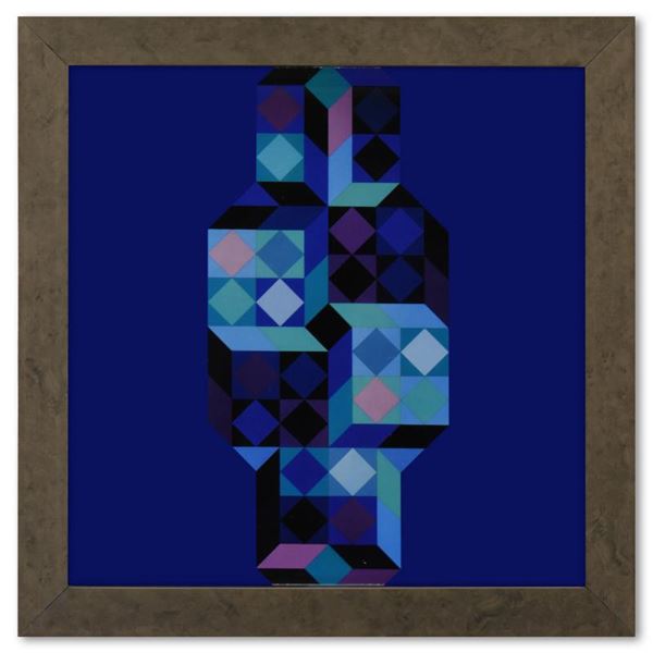 Tridim - G de la serie Hommage A LHexagone by Vasarely (1908-1997)