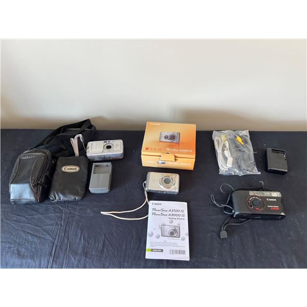 Assorted Canon Cameras