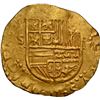 Image 1 : SPAIN, Seville, gold cob 2 escudos, Philip II, assayer Gothic D below mintmark S to left, denominati