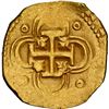 Image 2 : SPAIN, Seville, gold cob 2 escudos, Philip II or III, assayer not visible, NGC AU details / cleaned.