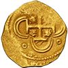 Image 2 : SPAIN, Seville, gold cob 2 escudos, Philip III, assayer B, OMNIVM in legend, NGC AU 58.