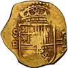 Image 1 : SPAIN, Seville, gold cob 2 escudos, Philip III, assayer B, NGC AU 53.