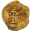 Image 2 : SPAIN, Seville, gold cob 2 escudos, Philip III, assayer B, NGC AU 53.