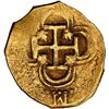 Image 2 : SPAIN, Seville, gold cob 2 escudos, Philip III, assayer not visible, NGC AU 58.