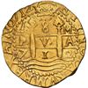 Image 1 : PERU, Lima, gold cob 8 escudos, 1712 M, legend starting at 6 o'clock, NGC MS 62 (1715 Fleet Shipwrec