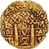 Image 1 : PERU, Lima, gold cob 8 escudos, 1725/4 M, Louis I, rare, NGC AU details / obv tooled, ex-Almenara.