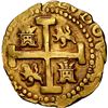 Image 2 : PERU, Lima, gold cob 8 escudos, 1725/4 M, Louis I, rare, NGC AU details / obv tooled, ex-Almenara.