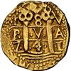 Image 1 : PERU, Lima, gold cob 8 escudos, 1741 V, NGC AU details / rev cleaned, ex-Almenara.