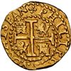 Image 2 : PERU, Lima, gold cob 2 escudos, 1704 H, rare, NGC AU 58, "top pop," ex-Almenara.