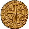 Image 2 : PERU, Lima, gold cob 2 escudos, 1717 M, very rare, NGC UNC details / saltwater damage, ex-Loosdrecht
