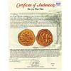Image 3 : PERU, Lima, gold cob 1 escudo, 1712/1/0 M, very rare, NGC MS 66 (1715 Fleet Shipwreck Label), finest