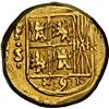 Image 1 : COLOMBIA, Bogotá, gold cob 4 escudos, Ferdinand VI, assayer not visible (S to right), mintmark FS to