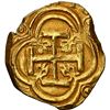 Image 2 : COLOMBIA, Bogotá, gold cob 2 escudos, Philip IV, assayer A below mintmark NR to left, dots in ringle