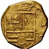 Image 1 : COLOMBIA, Bogotá, gold cob 2 escudos, (1672), assayer R ABOVE denomination II to right, very rare, N