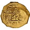 Image 1 : COLOMBIA, Bogotá, gold cob 2 escudos, Charles II posthumous, no assayer (Arce), NGC MS 62 (1715 Flee