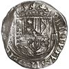 Image 1 : MEXICO, Mexico City, cob 4 reales, Philip II, assayer not visible (O) below mintmark oM to left.
