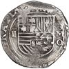 Image 1 : MEXICO, Mexico City, cob 2 reales, Philip II, assayer O below mintmark oM to right.