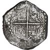 Image 2 : BOLIVIA, Potosí, cob 8 reales, Philip III, assayer not visible, Grade 2.