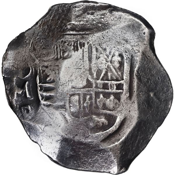 MEXICO, Mexico City, cob 8 reales, Philip IV, assayer D.