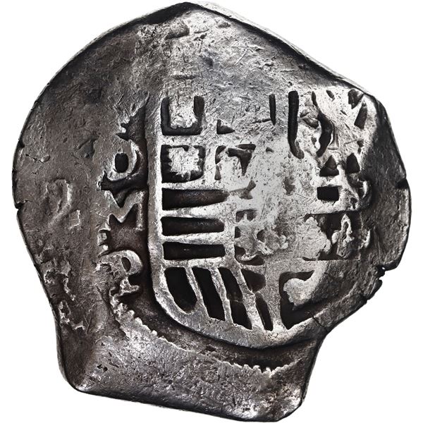 MEXICO, Mexico City, cob 8 reales, Philip IV, assayer P.