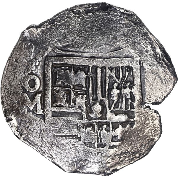 MEXICO, Mexico City, cob 8 reales, Philip IV, assayer not visible.