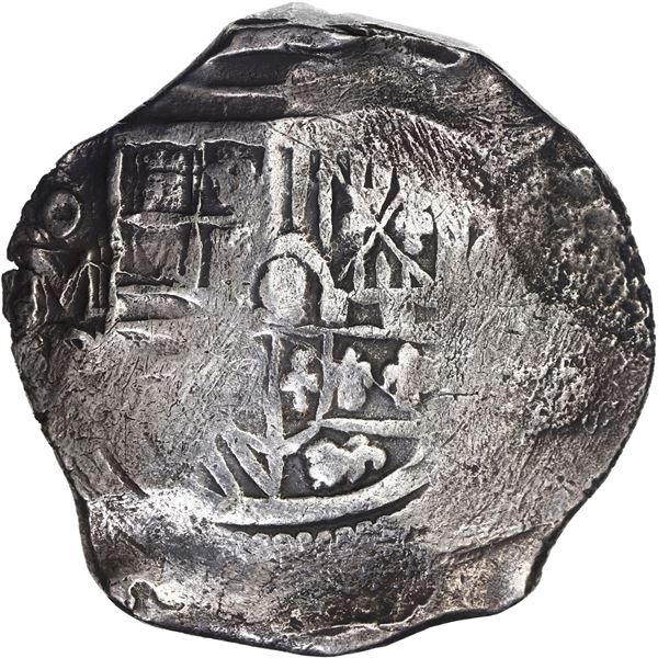 MEXICO, Mexico City, cob 8 reales, Philip IV, assayer not visible.