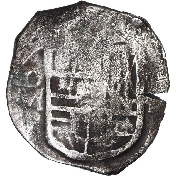 MEXICO, Mexico City, cob 4 reales, Philip IV, assayer D.