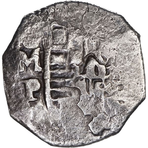 MEXICO, Mexico City, cob 4 reales, Philip IV, assayer P.