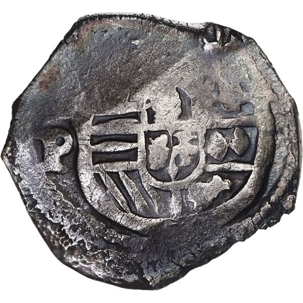 MEXICO, Mexico City, cob 4 reales, Philip IV, assayer P.