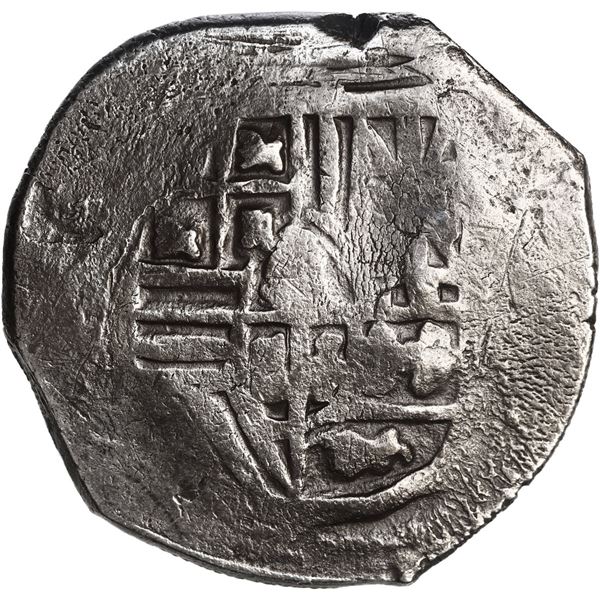 MEXICO, Mexico City, cob 4 reales, Philip IV, assayer not visible.